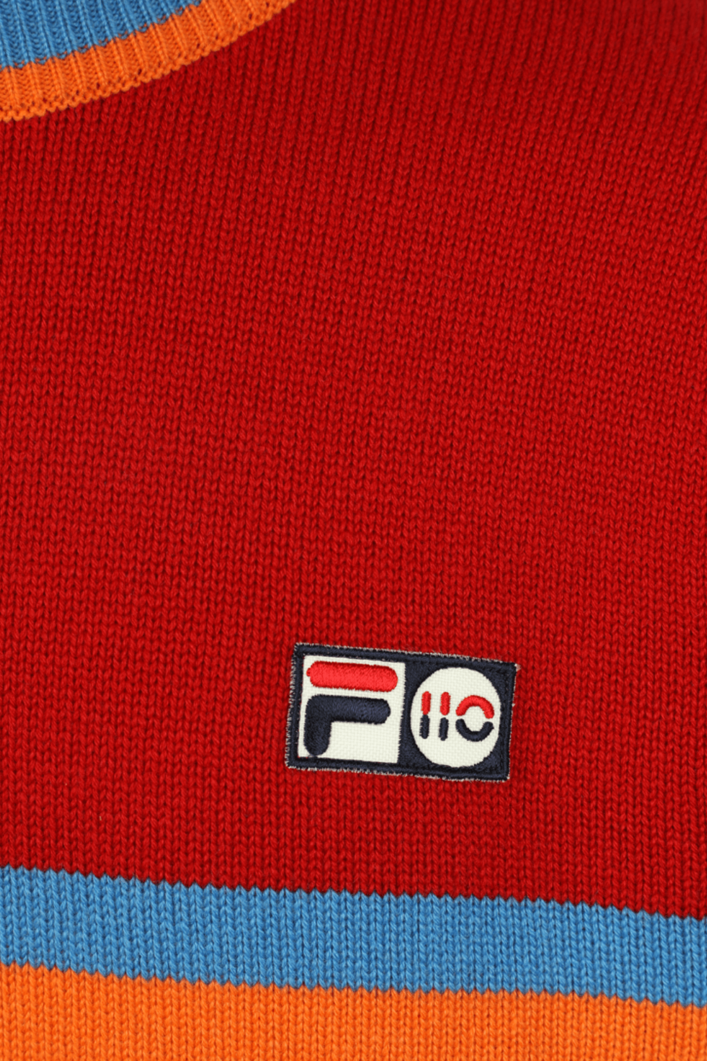 תמונה אחורית של פילה X קייט גרנד סוודר קשמיר צבעוני