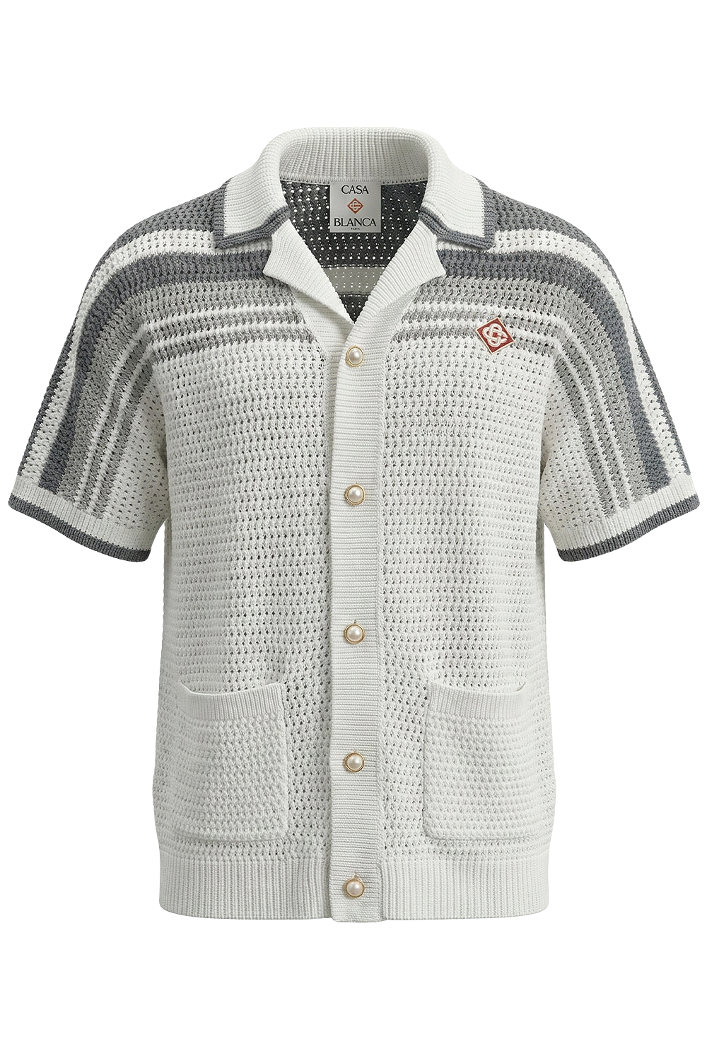 תמונה קידמית של סריג כפתורים קרושה