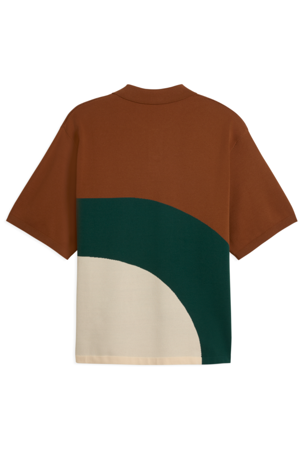 תמונה אחורית של חולצות פולו שרוול קצר