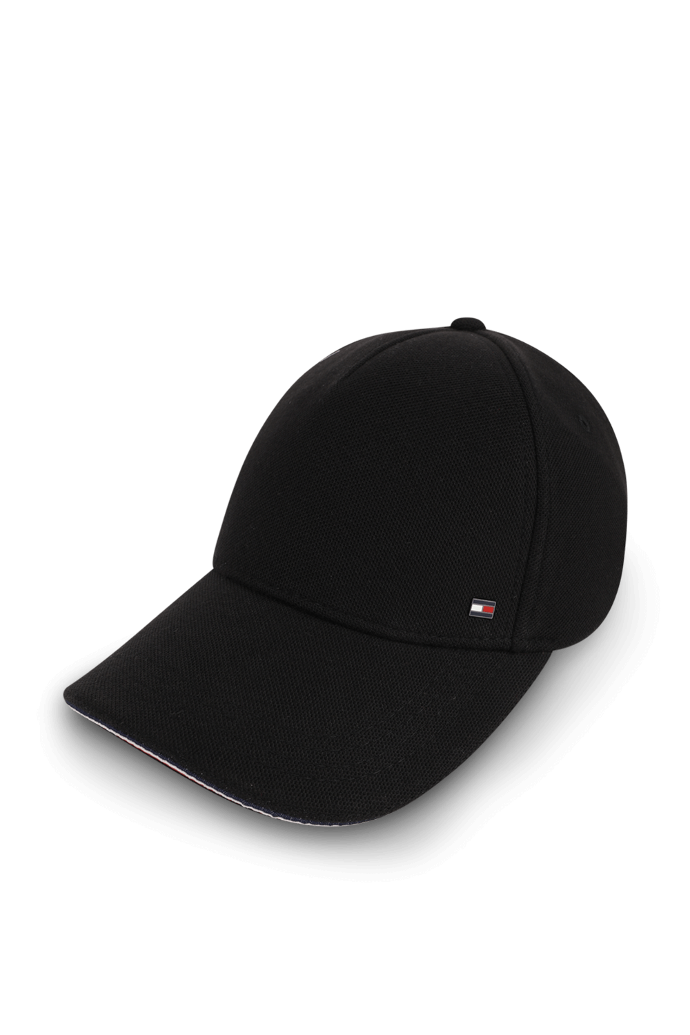 כובע בייסבול שחור עם לוגו מטאלי TOMMY HILFIGER