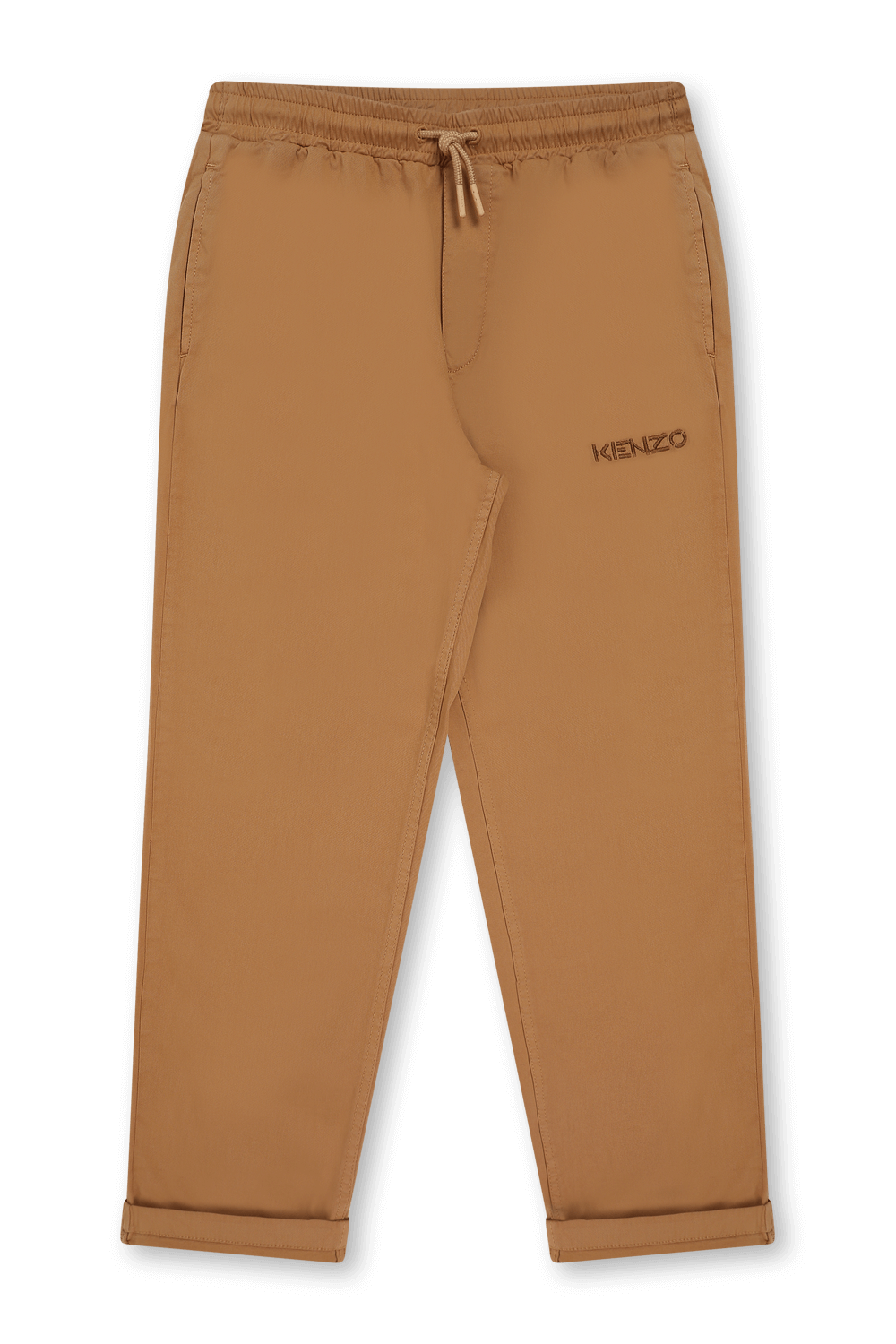 גילאי 2-5 מכנסי ג'וג חומים עם לוגו רקום KENZO KIDS