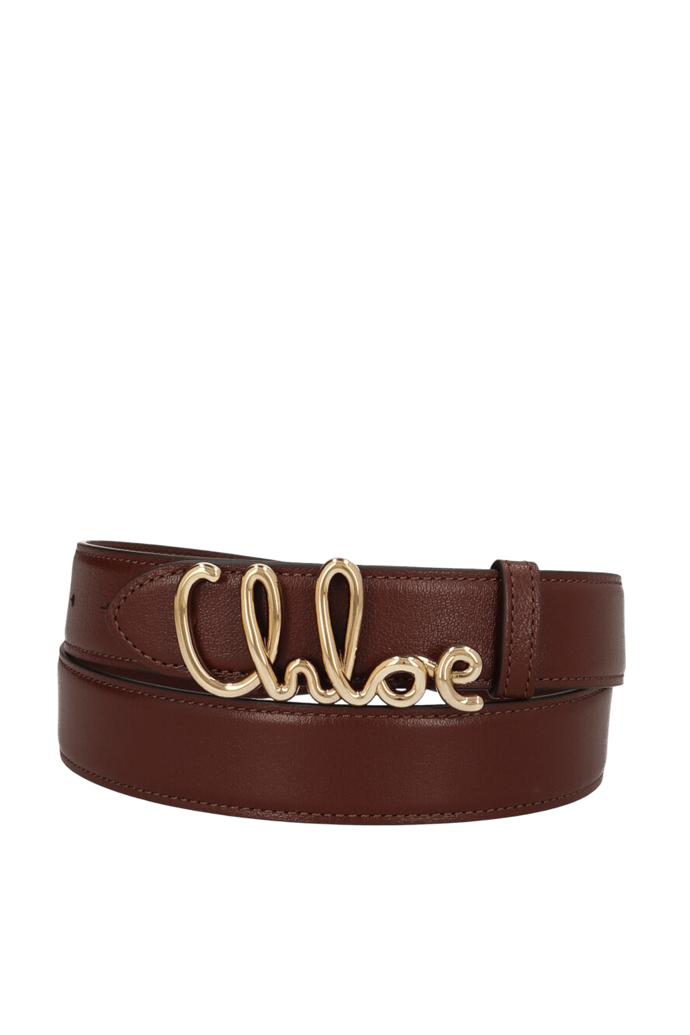 תמונה קידמית של חגורת עור