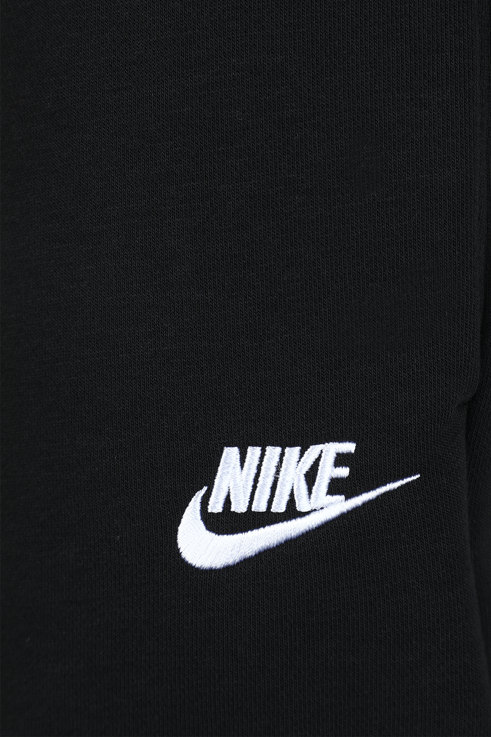 תמונה אחורית של מכנסי ריצה קצרים שחורים