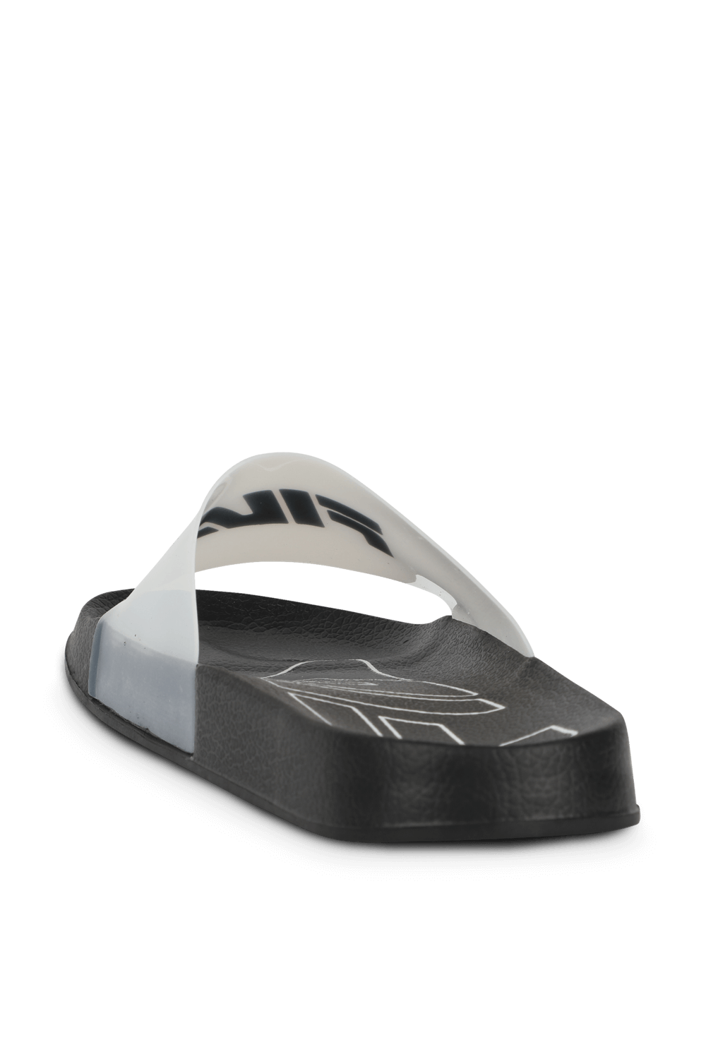 fila flip flops black