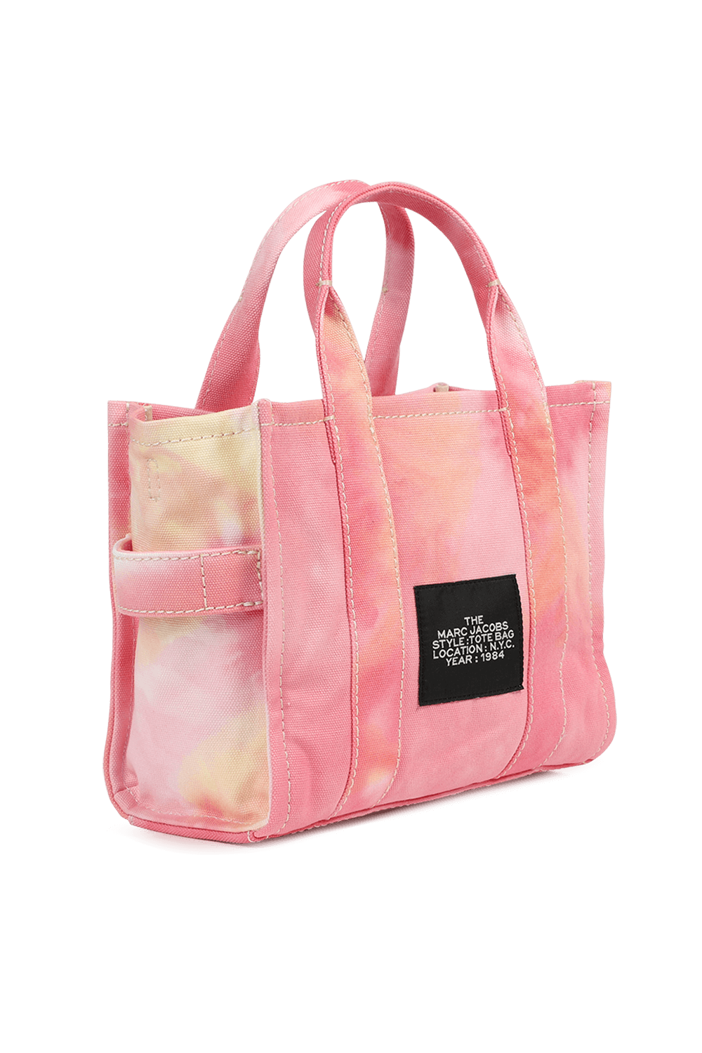תמונה אחורית של The Tie Dye Mini Tote Bag in Pink