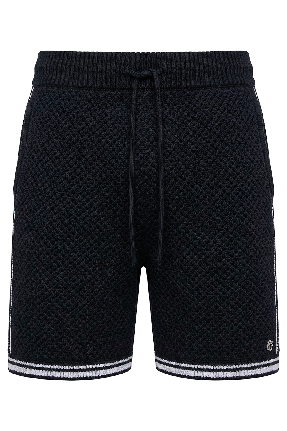 תמונה קידמית של מכנסיים קצרים רשת