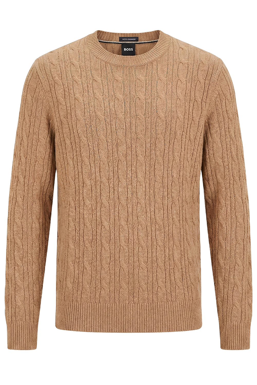 תמונה קידמית של סריג צמר וקשמיר