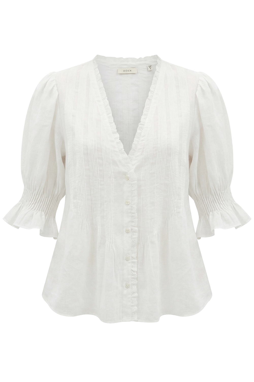 תמונה קידמית של חולצה מכופתרת קארלי