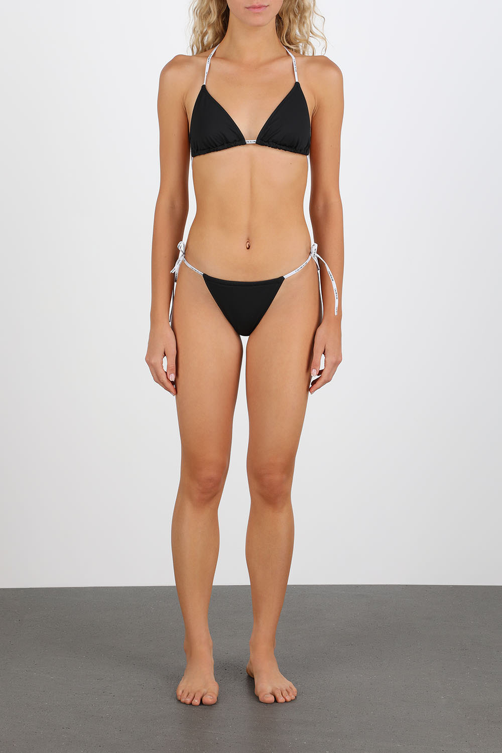Triangle Bikini Top in Black CALVIN KLEIN