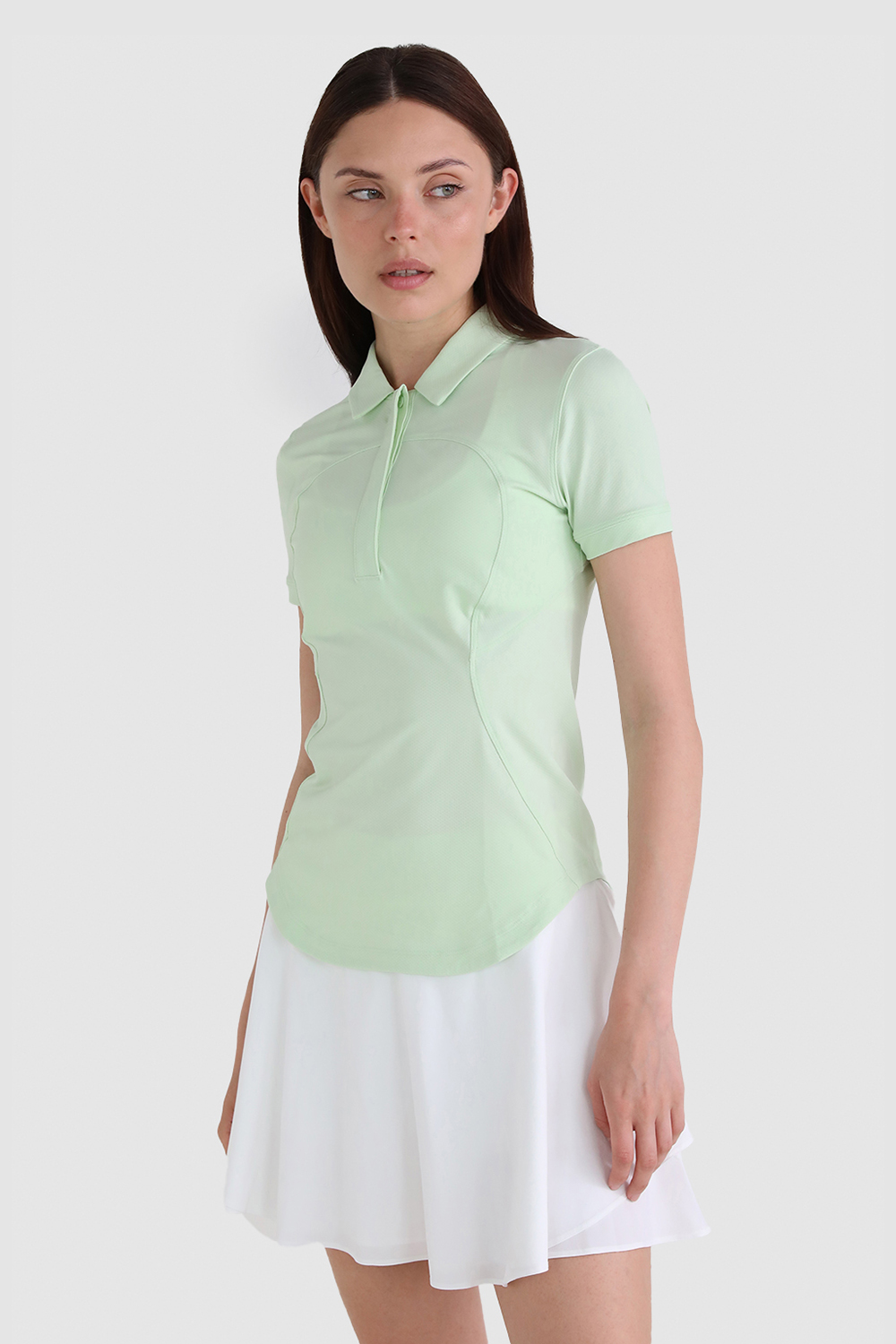 תמונת דוגמן קידמית של Quick-Dry Short-Sleeve Polo Shirt