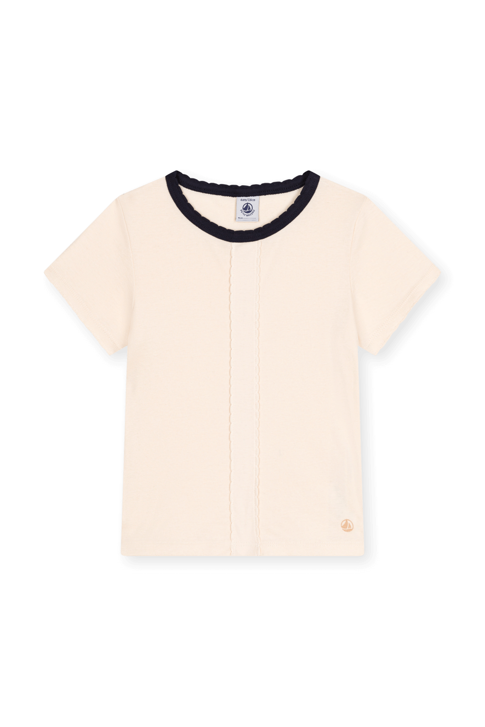 תמונה קידמית של חולצת טי סרוגה - גילאי 6-8 שנים