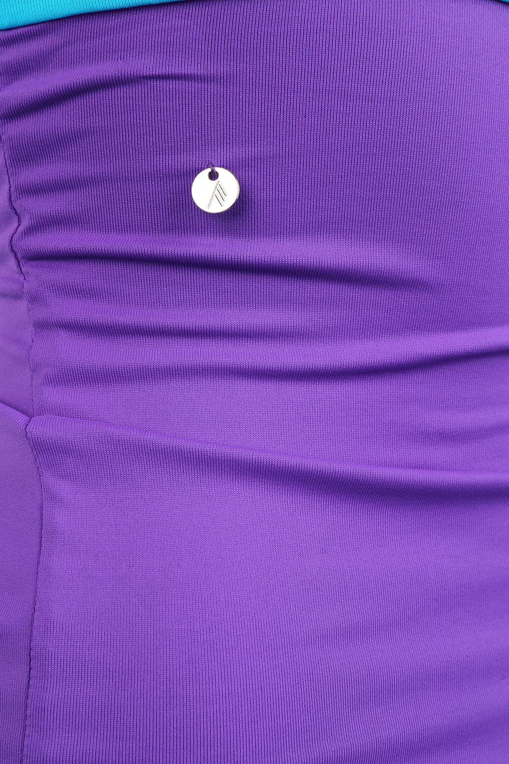Matte Mini Skirt in Purple THE ATTICO