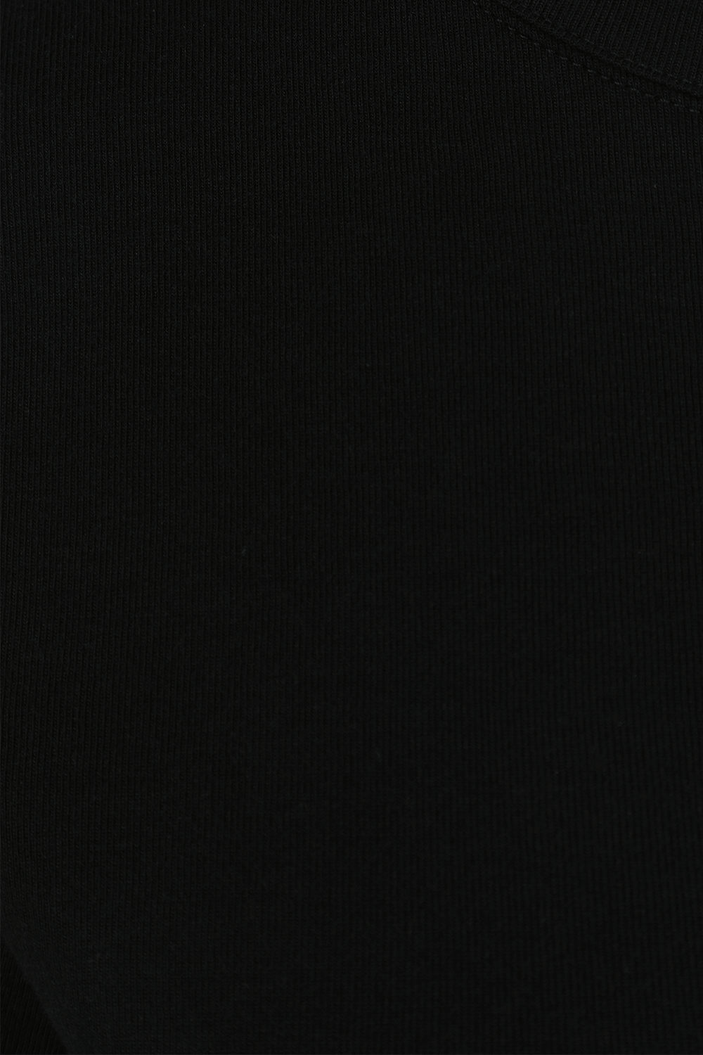 חולצת טי שחורה עם צווארון עגול PETIT BATEAU