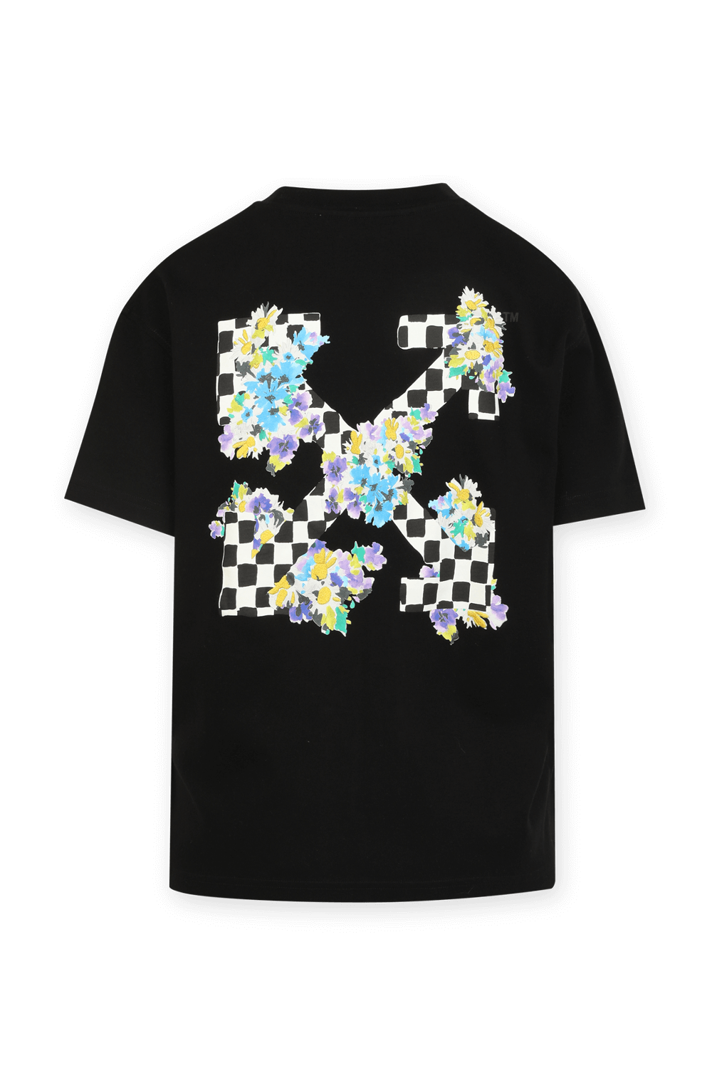 Check Arrows T Shirt in Black OFF WHITE