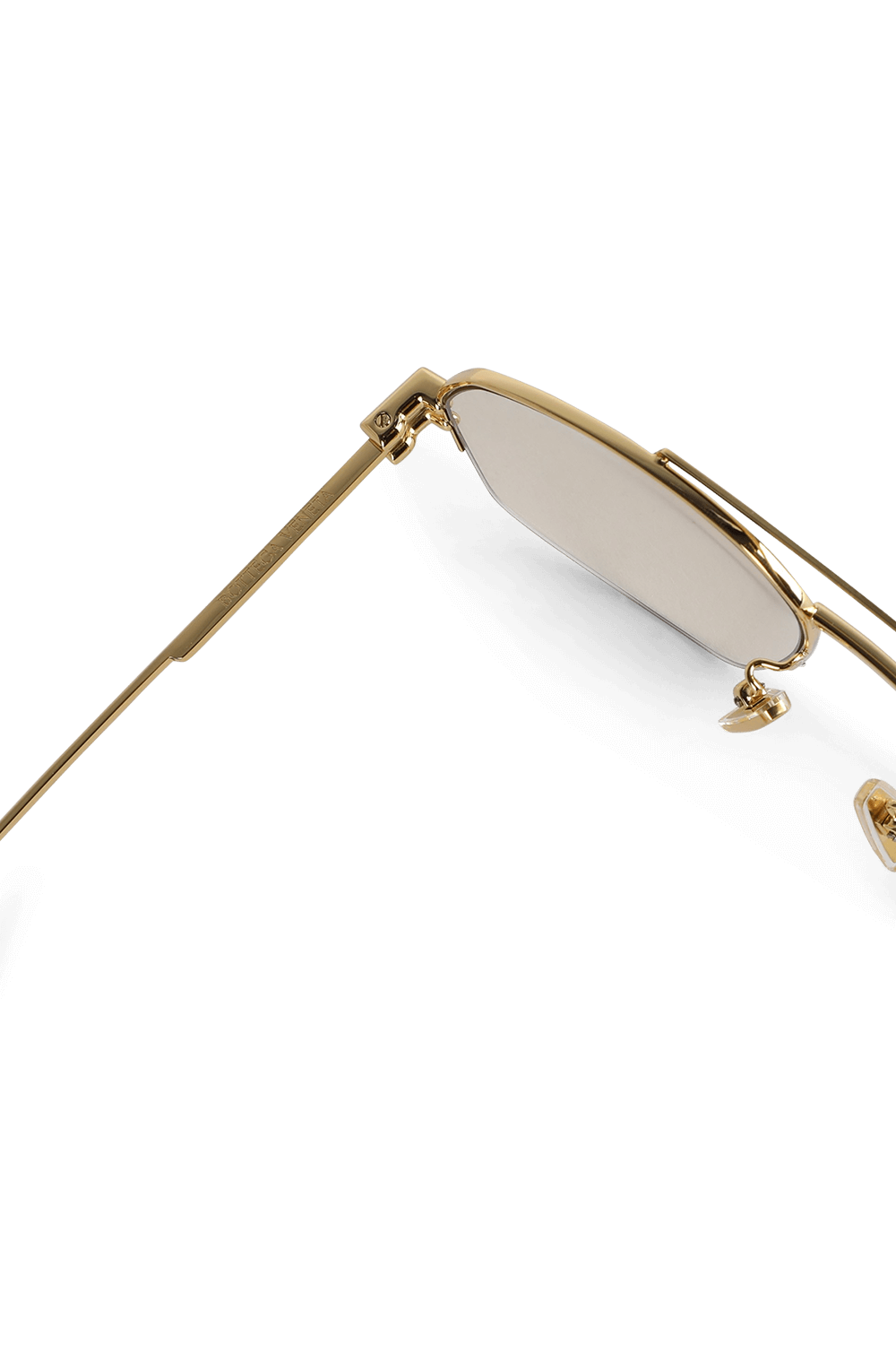 משקפי שמש חצי מסגרת בגוון זהב BOTTEGA VENETA