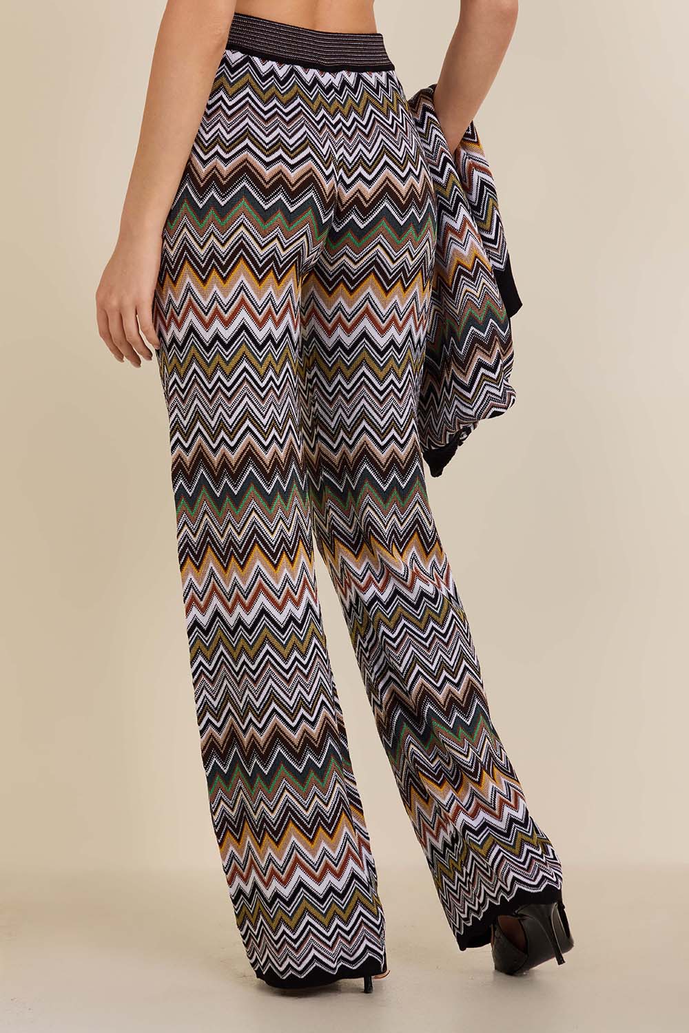 תמונת דוגמן אחורית של מכנסיים ארוכים