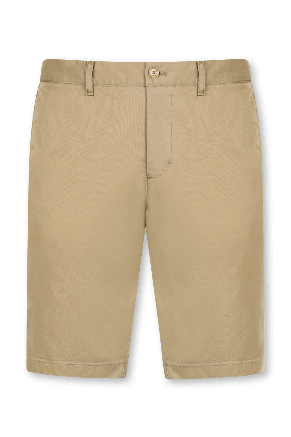 תמונה קידמית של מכנסיים קצרים מחוייטים בגוון בז'