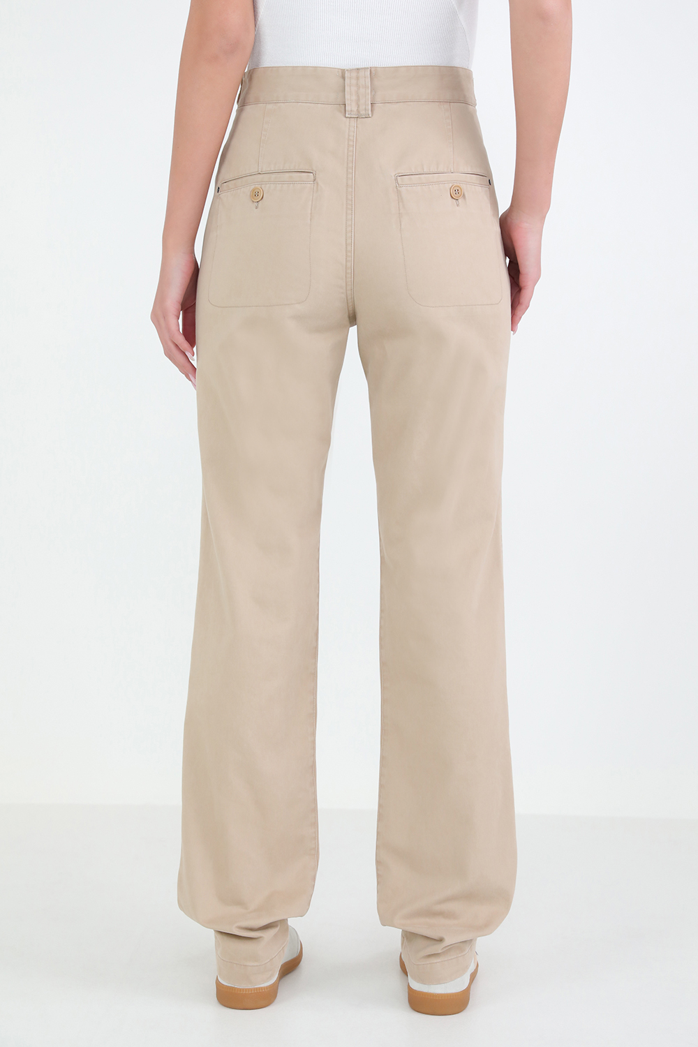 תמונת דוגמן אחורית של מכנסיים ארוכים