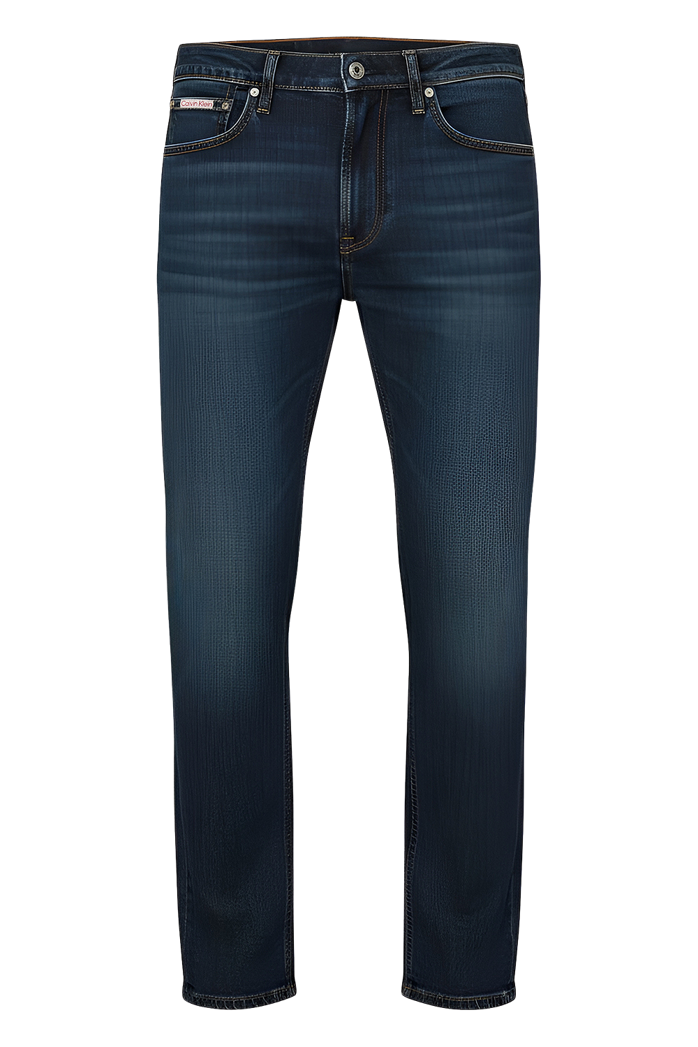 תמונה קידמית של מכנסי ג'ינס סלים פיט