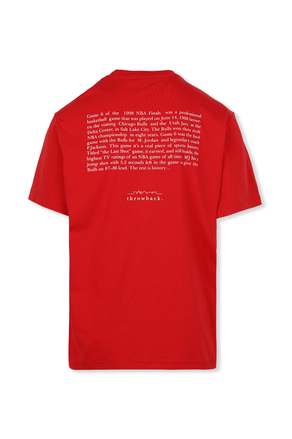 תמונה אחורית של Tee History in Red