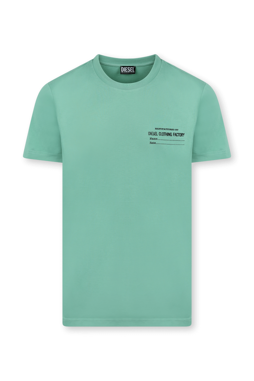 חולצת לוגו ירוקה DIESEL