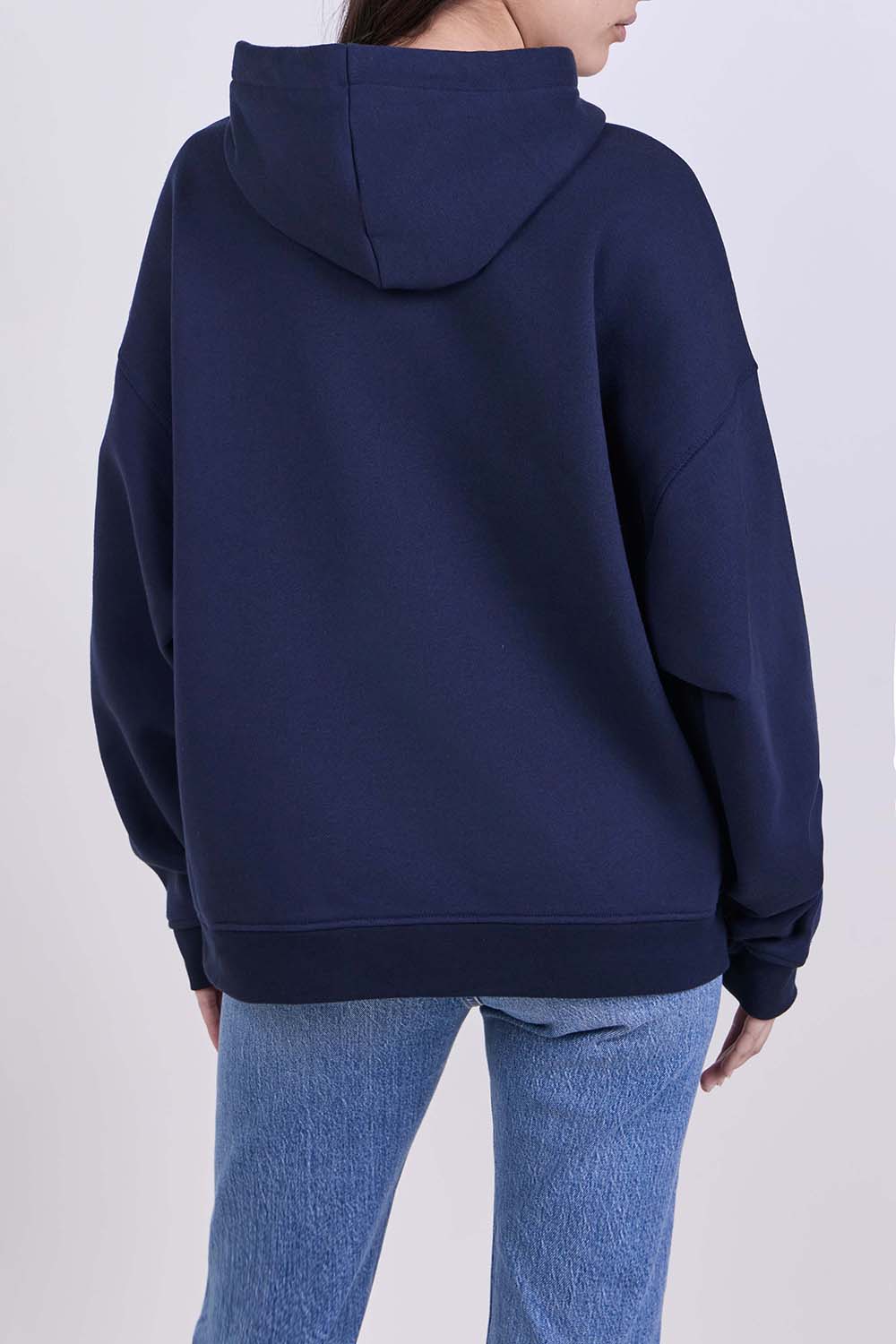 תמונת דוגמן אחורית של קפוצ'ון כותנה