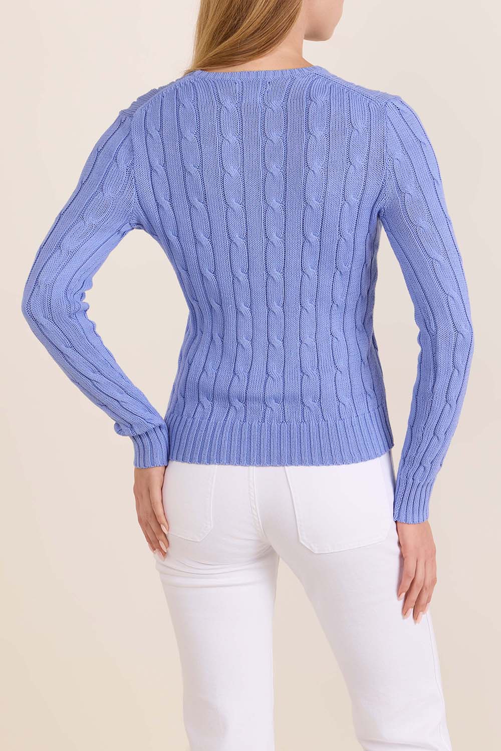 תמונת דוגמן אחורית של סריג כותנה