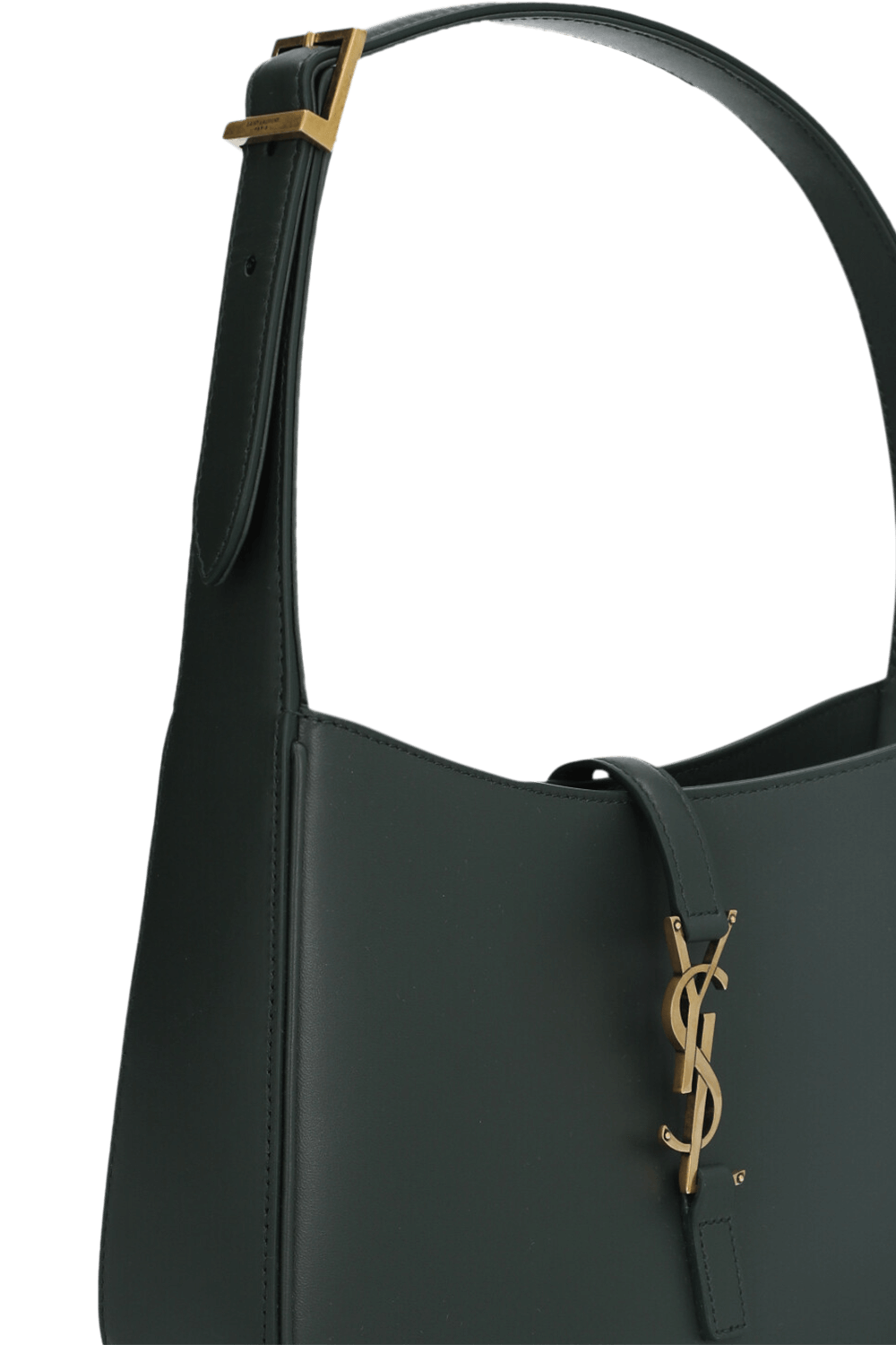 תמונת תקריב של תיק כתף מעור