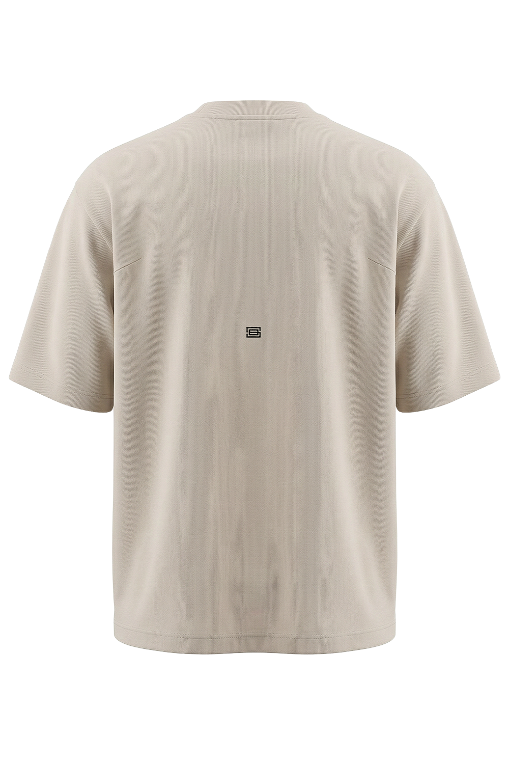 תמונה אחורית של חולצת טי אוברסייז