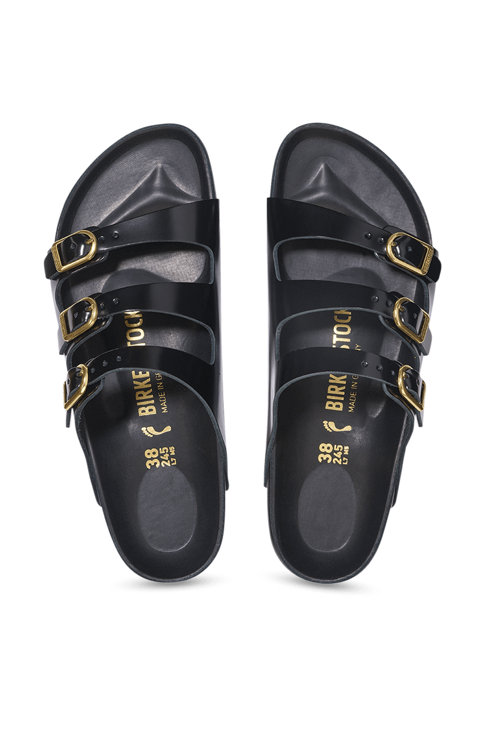 תמונת תקריב של סנדלי פלורידה