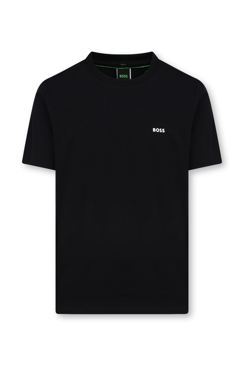 חולצת טי שחורה עם לוגו קטן BOSS