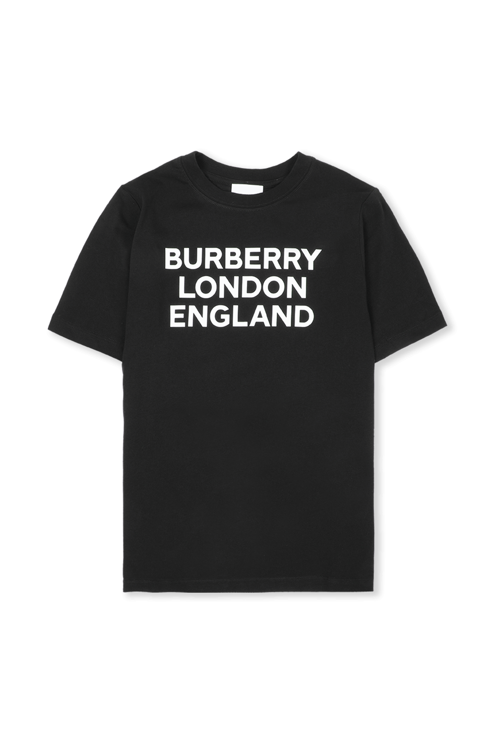 גילאי 3-14 חולצת לוגו בשחור BURBERRY