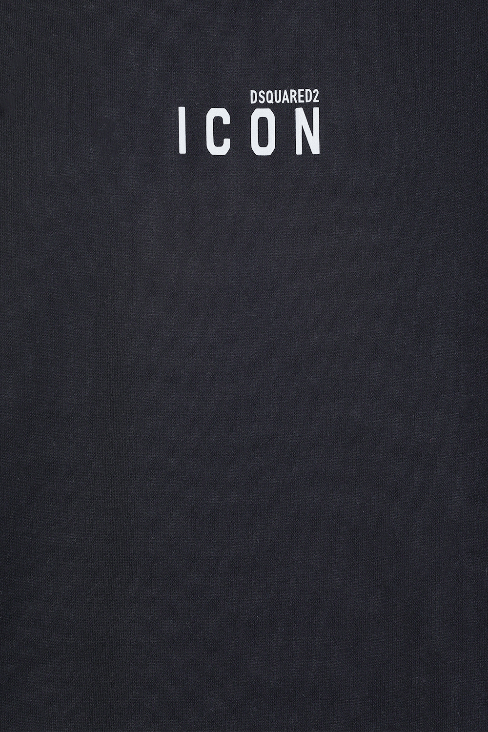 תמונה אחורית של סווטשירט קפוצ'ון עם לוגו אייקון