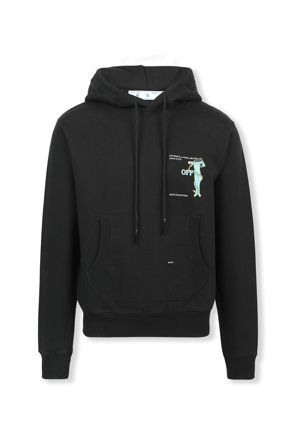 תמונה קידמית של Adam is Eve Hoodie in Black