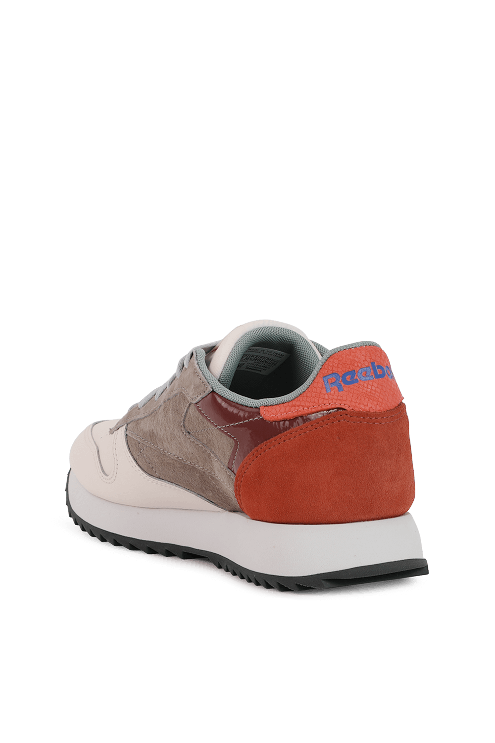 תמונה אחורית של Classic Leather Ripple Shoes in Earth Tones