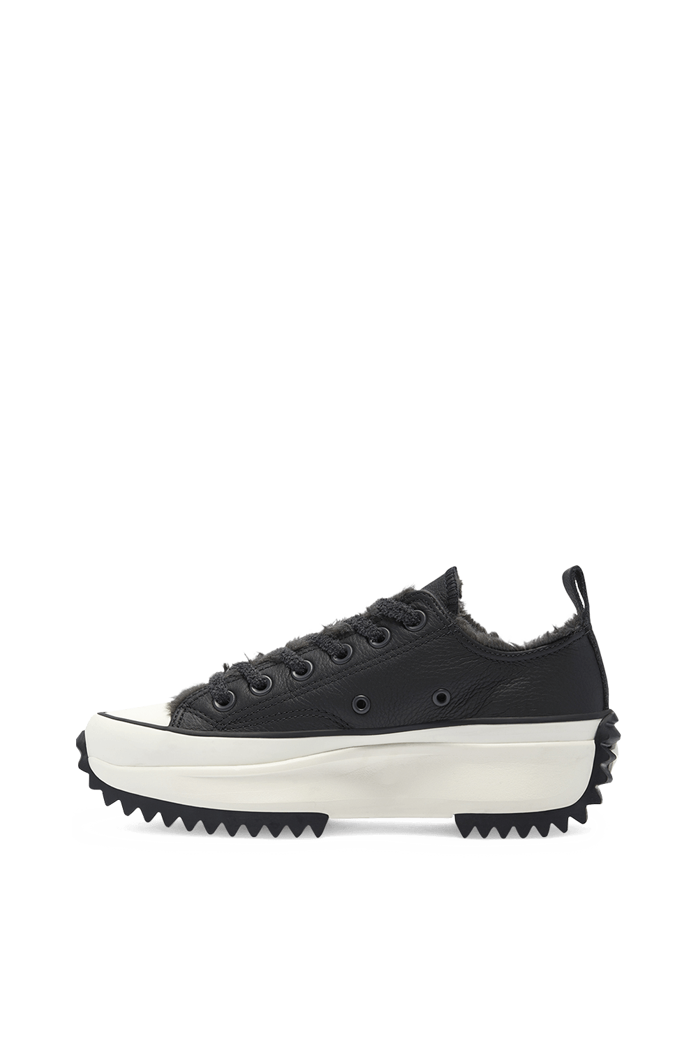 תמונת תקריב של Cozy Club Run Star Hike Low Top in Black