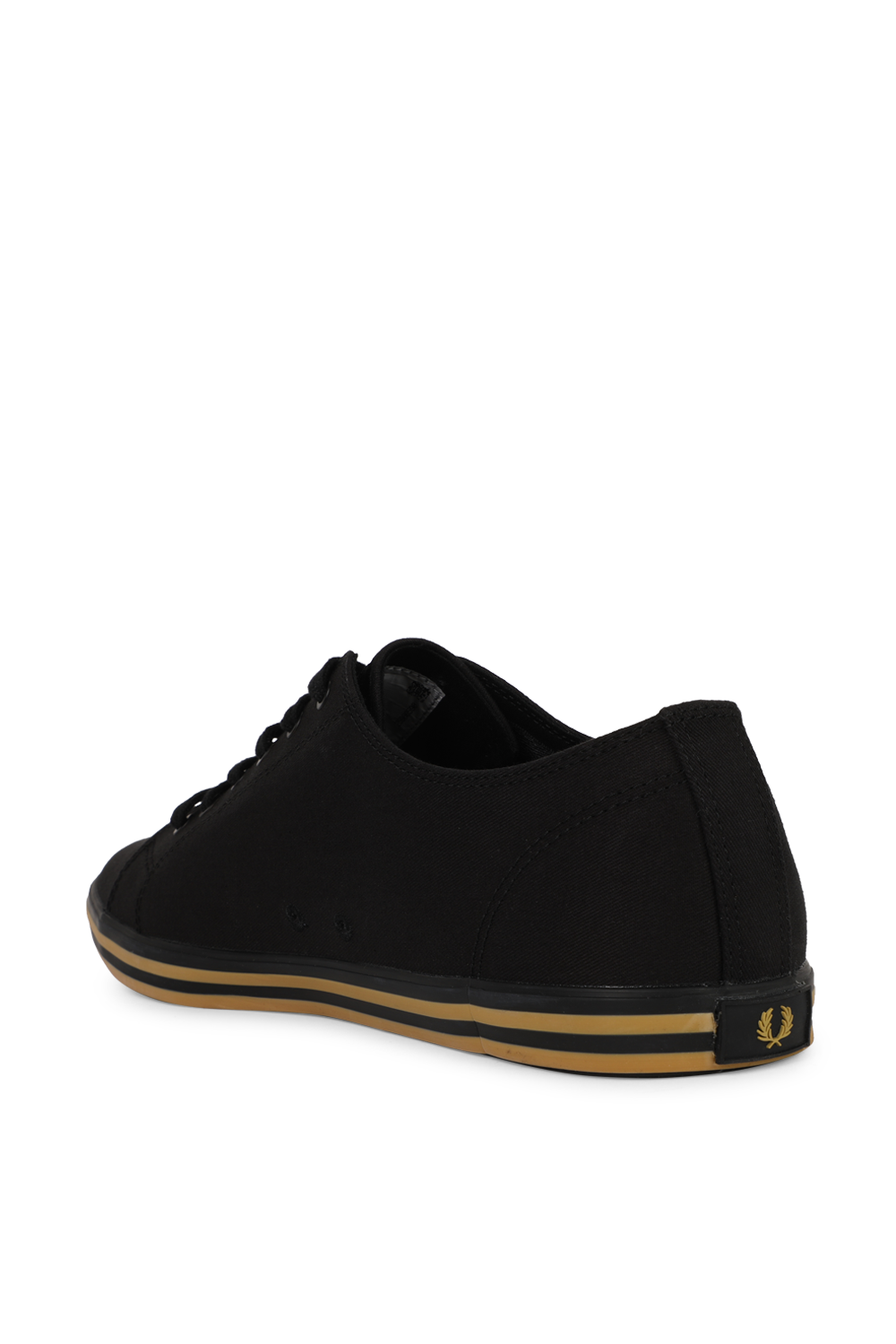 תמונה אחורית של נעלי סניקרס מזמש עם לוגו רקום