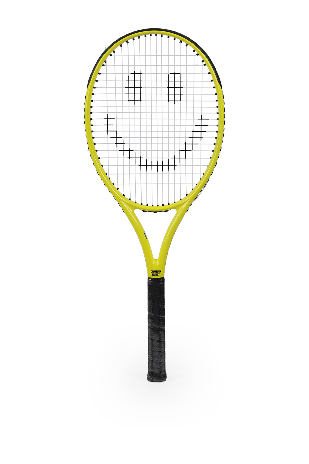 תמונה קידמית של Yellow Smiley Tennis Racket