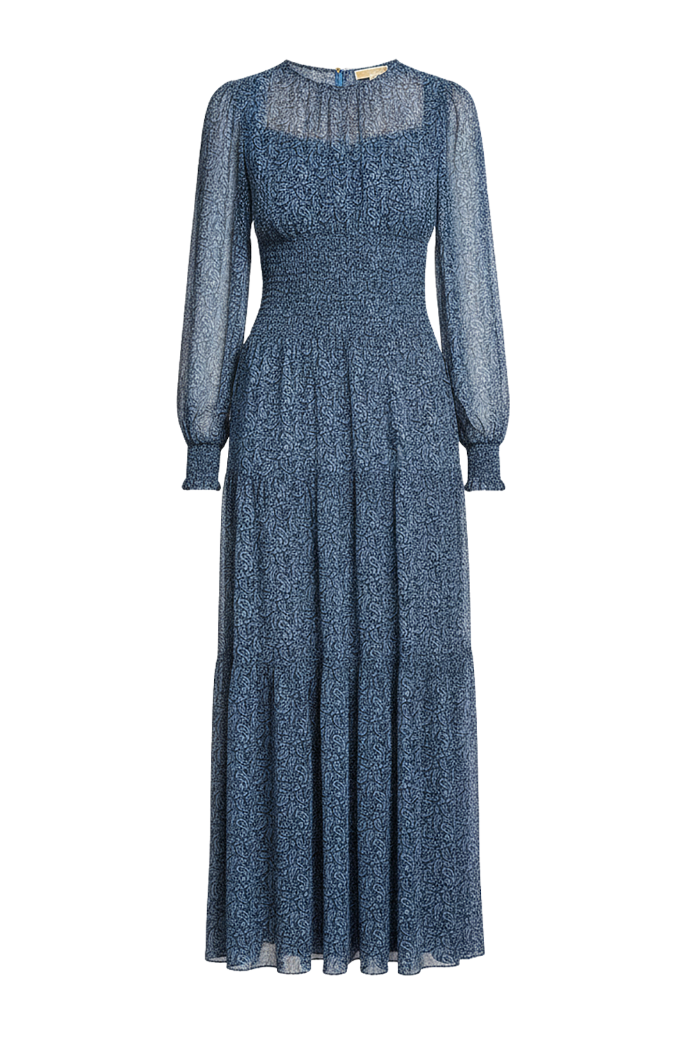 תמונה קידמית של שמלת מקסי פרחונית