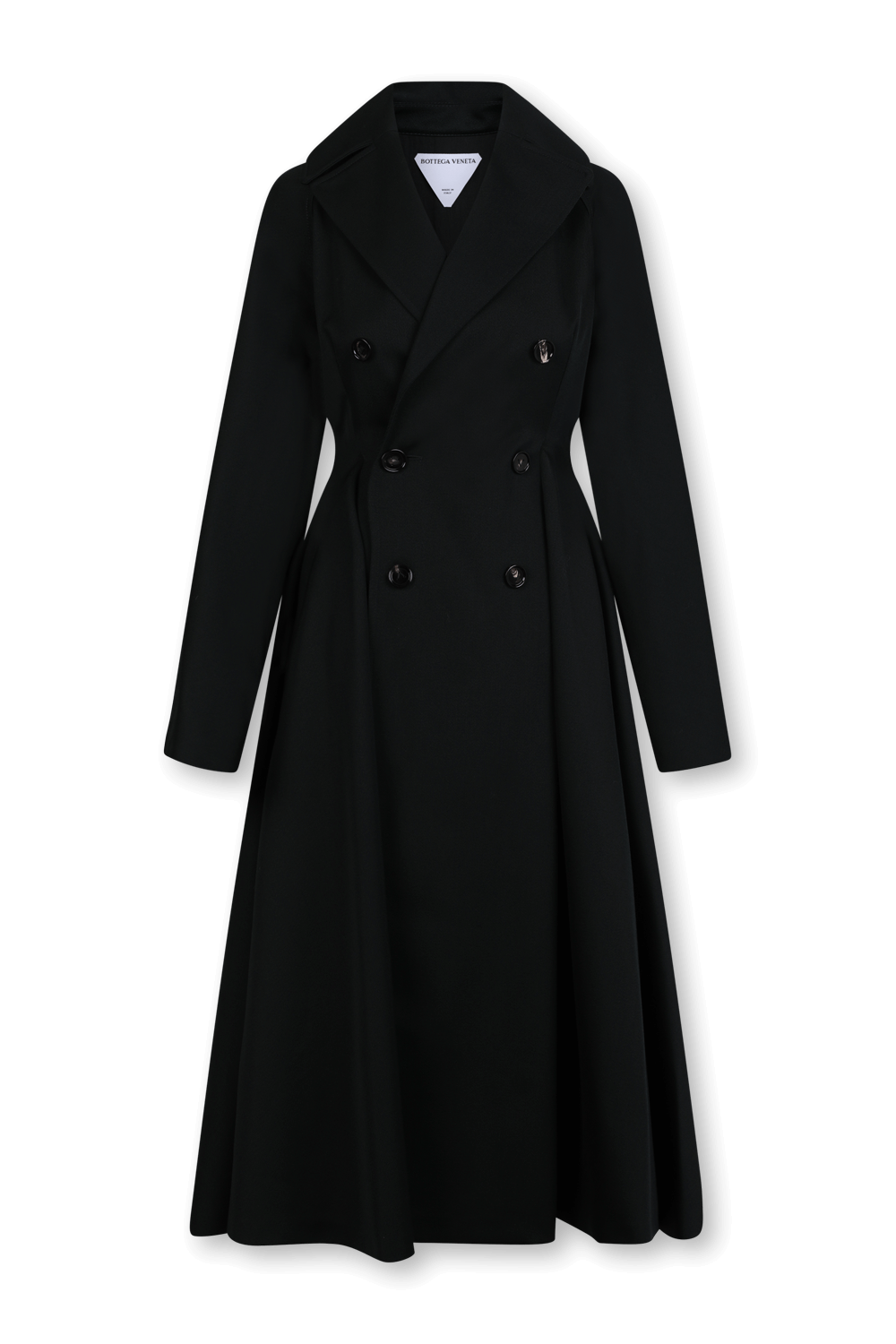 תמונה קידמית של מעיל טרנץ' מצמר