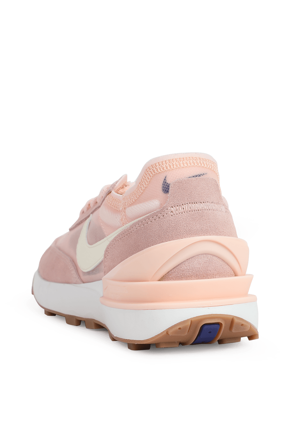 תמונה אחורית של נעלי סניקרס וואפל וואן בצבע ורוד