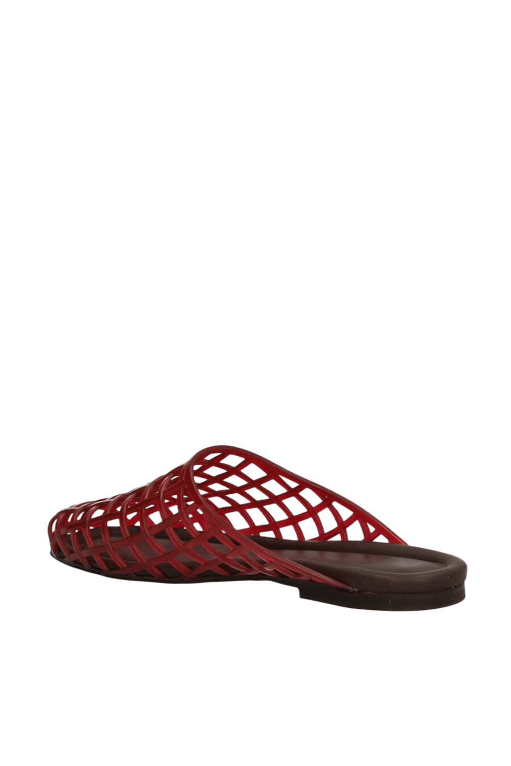 תמונה אחורית של כפכפי מיול רשת