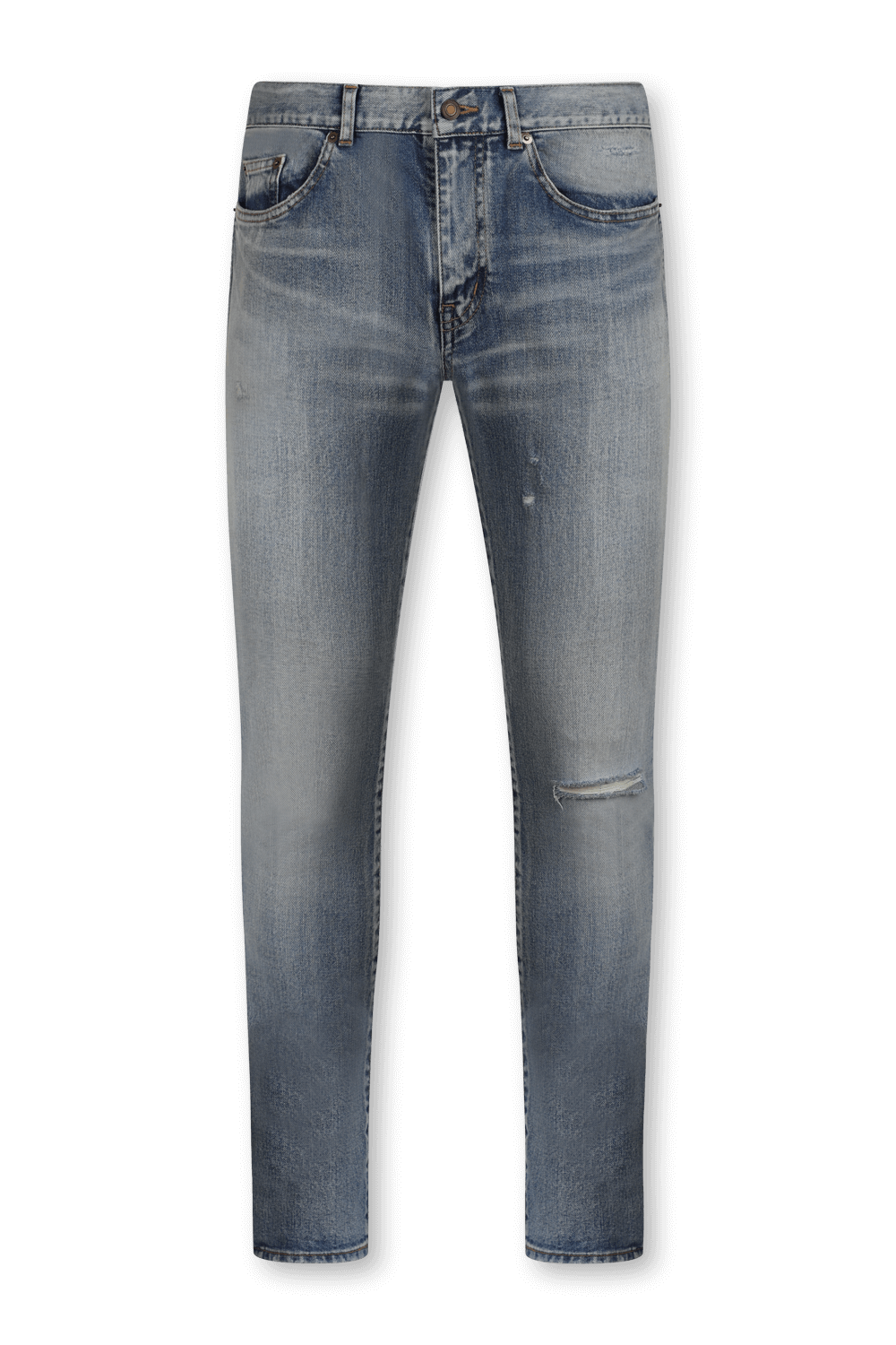 תמונה קידמית של Low Rise Skinny Jeans in Light Blue