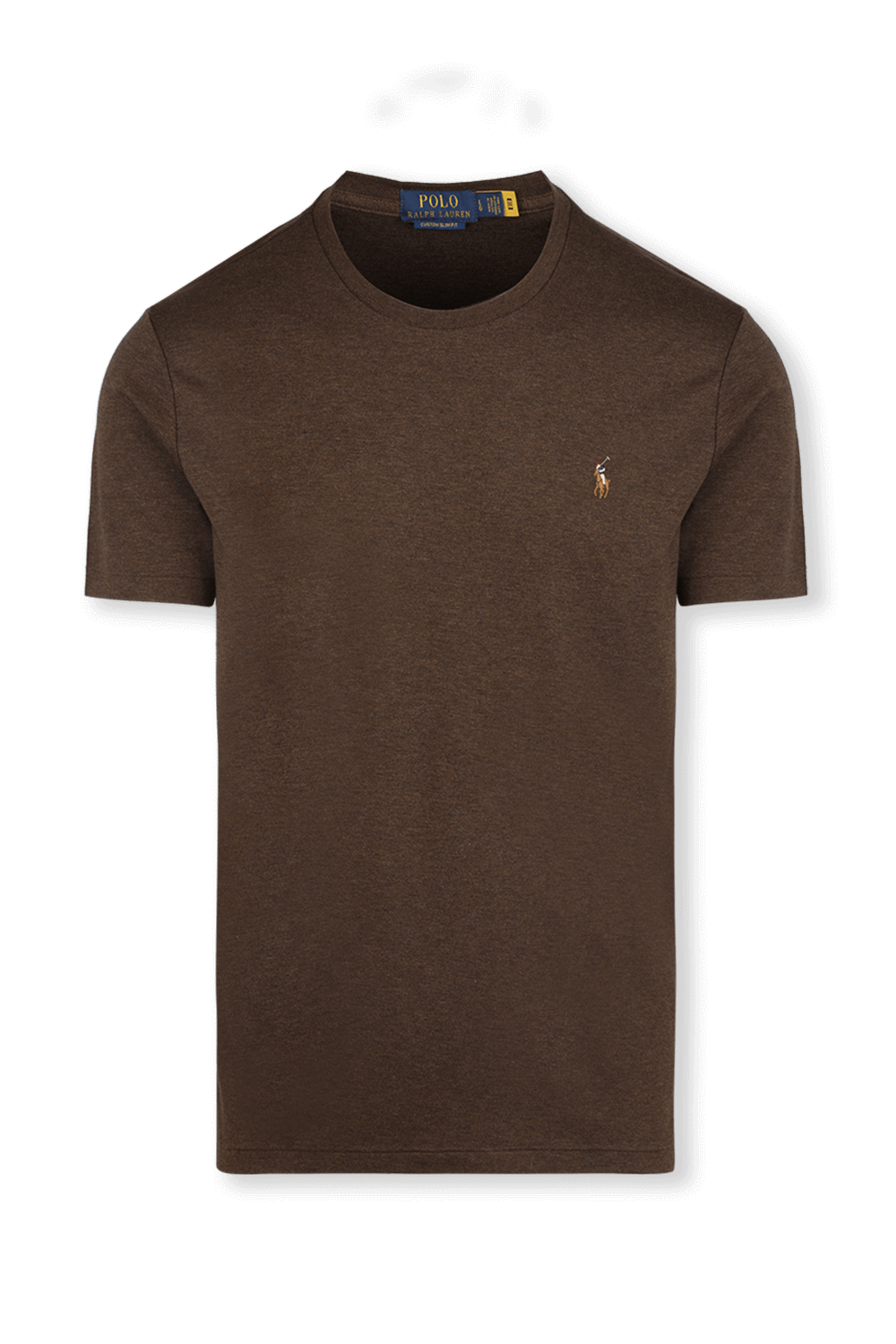 תמונה קידמית של Crewneck T-Shirt in Brown