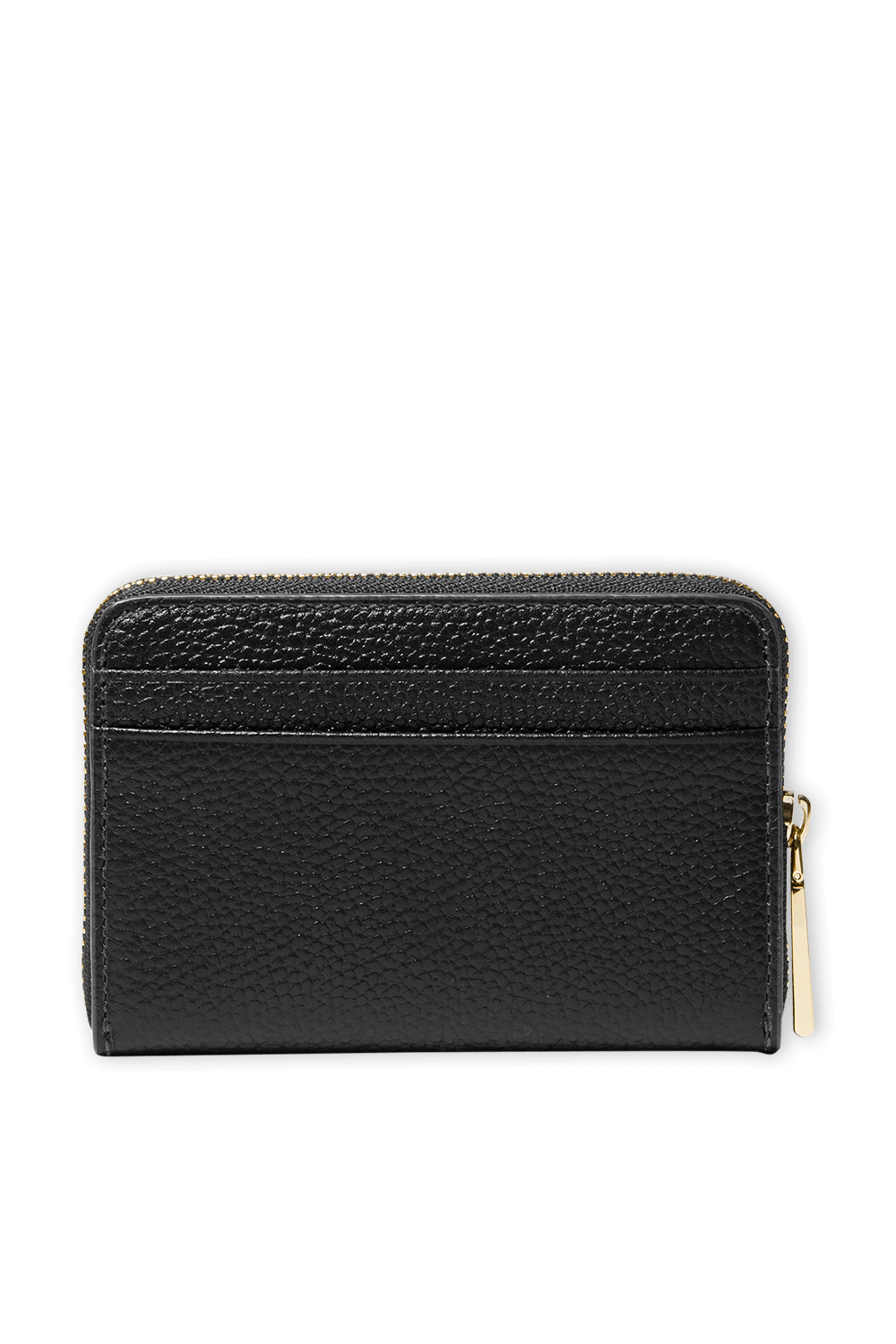 תמונה אחורית של Pebbled Leather SM Wallet in Black