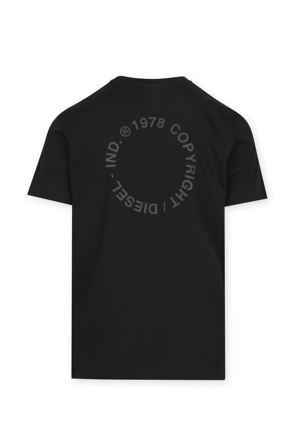 Logo T-Shirt in black DIESEL