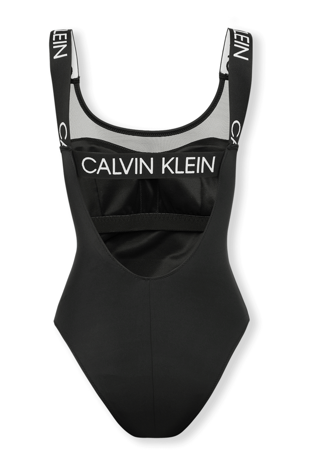 תמונה אחורית של One-Piece Plus Size Swimsuit in Black