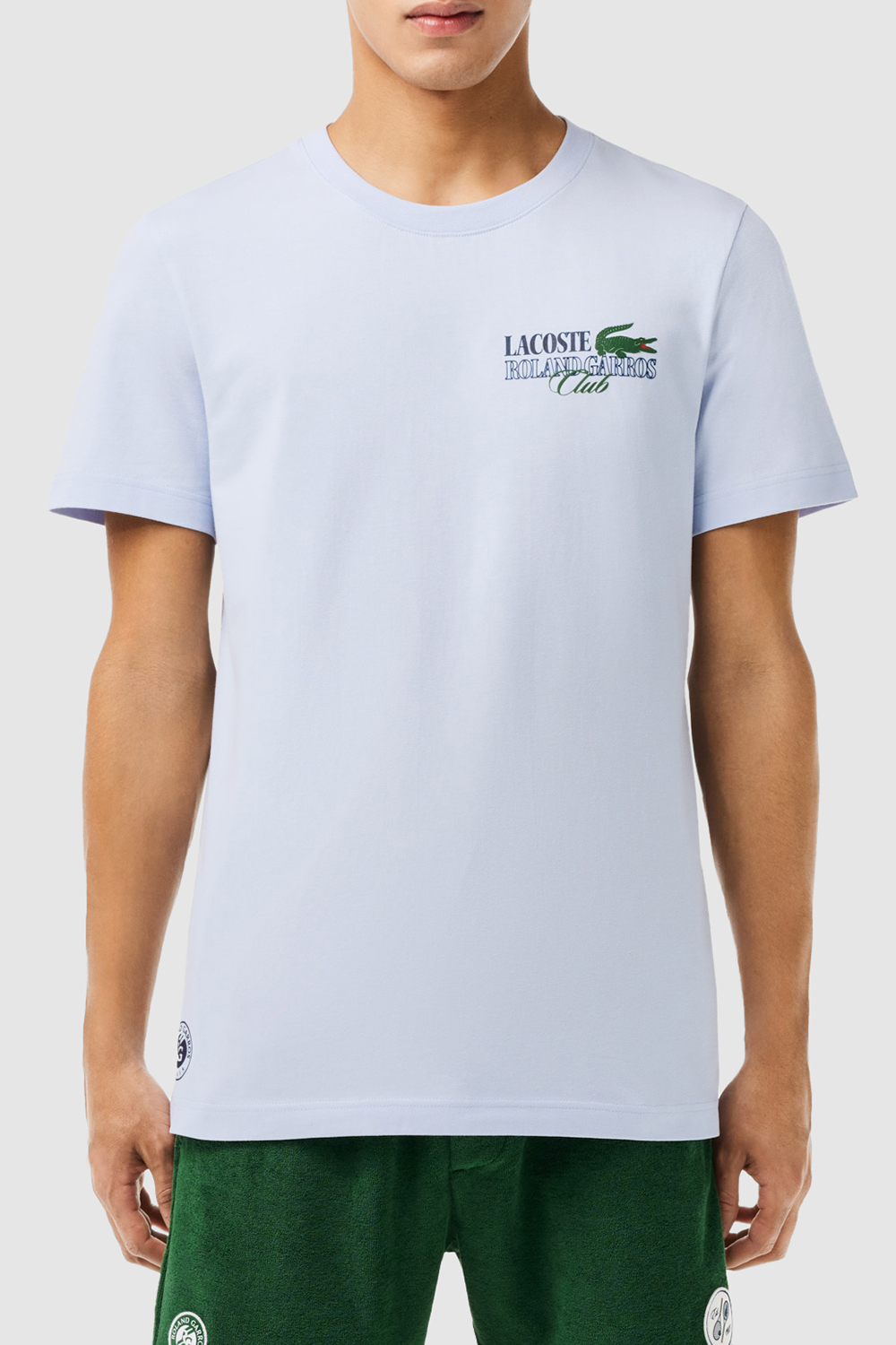 תמונת דוגמן קידמית של לקוסט X רולאן גארוס חולצת טי