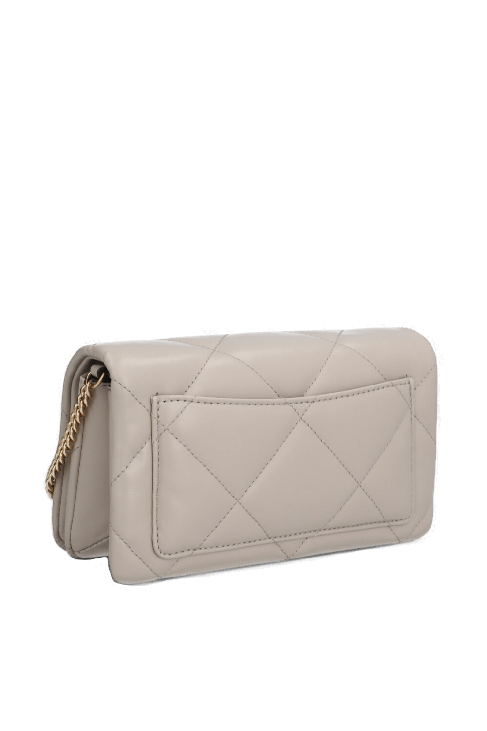 תמונה אחורית של תיק כתף מעור