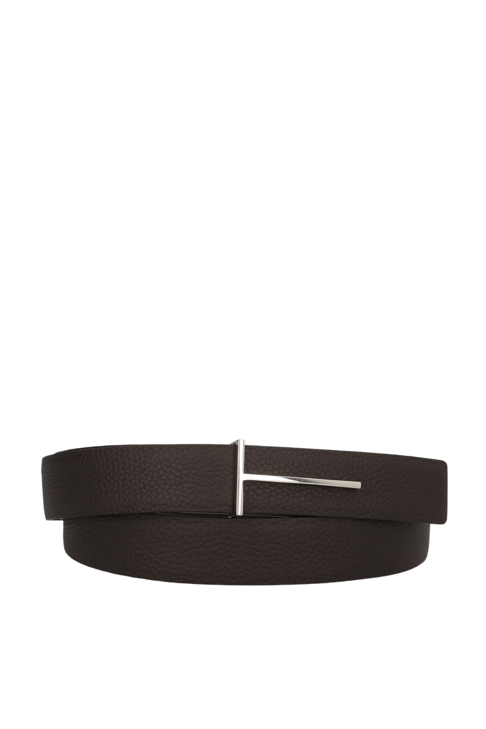 תמונה קידמית של חגורת עור